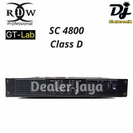 Promo Power Amplifier GT Lab RDW SC 4800 SC4800 - 4 channel Limited