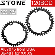 Stone 120 BCD Chainring Round Oval For sram XX X9 36t 38t 42t 44t 46t 48T MTB Bike road for Sram Too