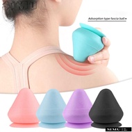 SIMULR Massage Ball, Wall Mounted TPE Attached Fascial Ball, Durable Fitness Equipment Absorbent Mus