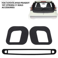 LOOKSHOW 2Pcs/3Pcs Car Rear Tail Cluster Seals and High Level Third Brake Light Seal for Toyota Aygo