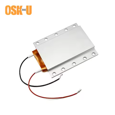 73x63x7mm PTC Heater Element 220V 70/100/120C Thermostatic PTC Heater Plate Aluminium Cover Heating 
