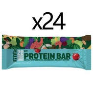 FiTFit - Snack 土耳其全素無麩質高纖20%高蛋白質能量棒（椰棗、南瓜、蔓越莓、花生醬） 50g x24