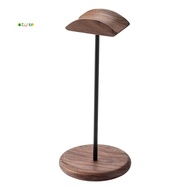 Headphone Stand Black Walnut Solid Wood Headphone Stand Head-Mounted Wooden Headphone Stand Simple D