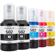 Compatible Epson 502 Ink Refill Bottles for ET-3760 ET2760 ET2750 ET-4760 ET-2850 ET-15000 ST-4000 S