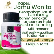 Eljan Kapsul Jamu Wanita - Lulus KKM (60 Kapsul)