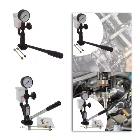 Diesel Fuel Injector Tester 0 to 8000 PSI with 0.8L Oil Cup 60mpa