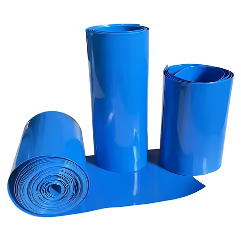 1kg Blue PVC Heat Shrink Tube 18650/21700/26650/32650 Lithium Battery Wrap Cover Skin Heat Shrink Fi
