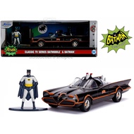 BATMOBILE & BATMAN - 1966 CLASSIC TV SERIES BATMOBILE w/ BATMAN FIGURE