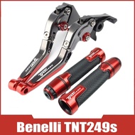 For Benelli TNT 249S Motorcycle CNC Aluminum Alloy 6-Stage Adjustable Foldable Brake & Clutch Levers