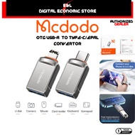 【1yr Warranty】 MCDODO OTG USB A 3.0 to Type C or Epal Adapter OT 8600 8730 7390 7400 7580 Read Data 