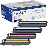 4 Pack TN-223 TN223 TN227 TN-227BK/C/M/Y Toner Replacement for Brother TN-223BK/C/M/Y Toner Cartridg