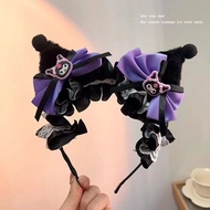 Bando Kuromi Telinga Kucing/remium Bando Sanrio Kuromi/Bando Cosplay Kuromi/Bando Sanrio Kuromi Prem