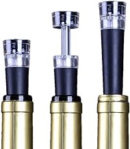 BJDST 3 pcs Wine Cork Bottle Stopper Champagne Bottle Air Pump Stopper Vacuum Sealed Saver Bar Accessories Wine Accessories