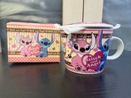全新史迪仔 stitch 有蓋玻璃杯