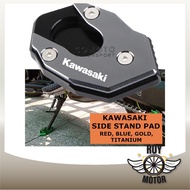 Kawasaki Z250 Z650 Z800 ER6N ER6F Z1000 Tapak Tongkat Side Stand Pad Kawasaki Z1000 ZX10R Kawasaki K
