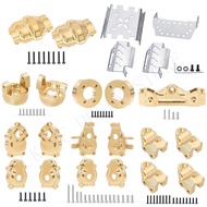 Metal Brass Front Steering Group Rear Axle Mount for 1/10 YK4102 YK4103 1/8 YK4082 YiKong MJX H8H V1