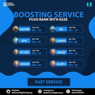 MLBB BOOSTING ACCOUNT/JOKI MOBILE LEGEND ACCOUNT/BOOST RANK/