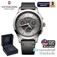 Victorinox Swiss Army 241748 Men's Alliance Chronograph Leather Strap Swiss Made Watch