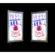 Restaurant Menu Light Box Display Frame With Led Light Restaurant Menu