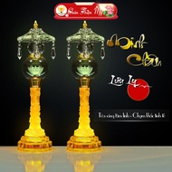 Buddha Light Prajna Feng Shui Altar Lamp with Led TRUTH THIEN BEAUTY, Altar Decoration Lamp, Many Mo