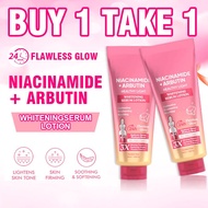 LUXE ORGANIX NIACINAMIDE + ALPHA ARBUTIN WHITENING SERUM LOTION 350ML