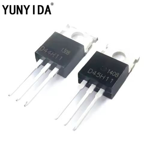 5pairs TO-220 D44H11 and D45H11 each 5pcs