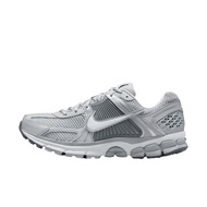 Nike Air Zoom Vomero 5 Mũi Tròn Thoải Mái Bền Thoáng Khí Cổ Thấp Giày Chạy Bộ Thông Thường, Nam, Bạc