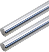 2PCs 10mm x 450mm (.3937 x 17.72 inches) Case Hardened Chrome Plated Linear Motion Rod Shaft Guide M