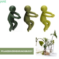 JANRY Plant Propagation Partner, Cute Cup Edge Plant Fixed Plant Support, Funny Practical Hydroponic Plant Stand