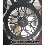 FULL SET CAR WHEEL SPORT RIM 19 INCH AD SPORT RIM FT120 8.5/9.5 x19 5H113 ET39/ET37 CB73.1B/M5