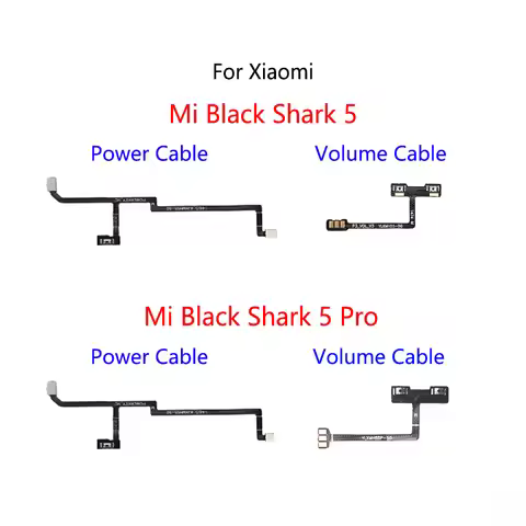 Power Button Switch Volume Mute Button On / Off Flex Cable For Xiaomi Mi Black Shark 5 Pro