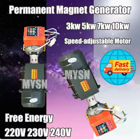 5KW Durable Permanent Magnet Generator 10KW 7KW 220V 230V 240V Portable Alternator Free Energy Gener