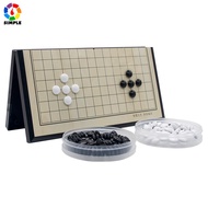 原文 Chinese old board Game Weiqi Checkers Folding Table magnetic Go chess set magnetic chess game
