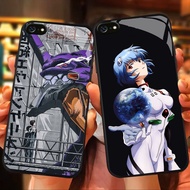 MK-87 Neon genesis evangelion Liquid HD Glass Casing for iPhone 6 6S 7 8 Plus SE X XS XR Max