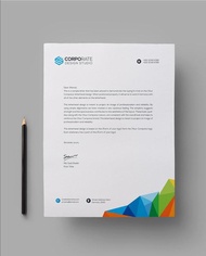 Kop Surat A4 HVS 100 gsm emboss logo