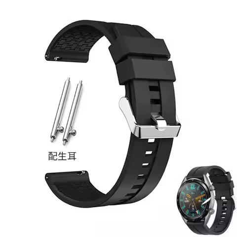 20mm 22mm Watch Strap for Huawei Watch GT GT2 Watch 3 Pro Silicone Sport Strap Bracelet Watchband Fo