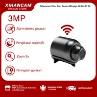 XIHANCAM Kamera CCTV Mini Tersembunyi 3MP Full HD Spy Cam Wifi Hidden Camera Mini CCTV Kecil Bentuk 