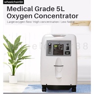 5L Oxygen Concentrator /No Oxygen Tank Replacement Needed, Suitable For Home Patient