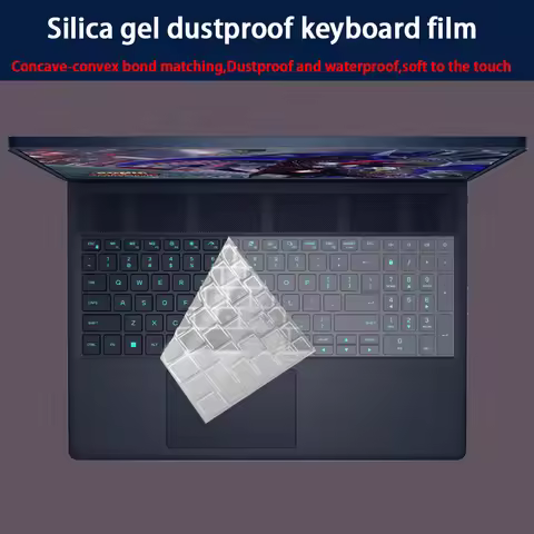 For Dell Alienware 16X 16 Aurora silicone keyboard film 16-inch laptop screen film protective film m