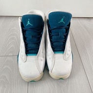 保證正版AIR JORDAN 13喬丹13代中筒深藍x白籃球鞋運動鞋