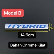 Hybrid Car Emblem Sticker Hybrid Sticker Emblem Suitable for All Types of Cars to Hybrid Cars
