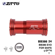 BB386 Evo 24mm ceramic ZTTO 86.5 press fit Loncer bottom bracket