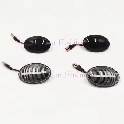 2PCS Car Dynamic LED Side Marker Lihgt Turn Signal Lamp For Opel Corsa B C Astra F Combo B C Meriva 
