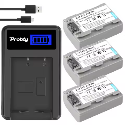 NP-FP50 Battery + Charger for Sony DCR-HC30 70E 80E NP-FP30 NP-FP60 NP-FP70 23E 24 24E 30 30E 32 32E