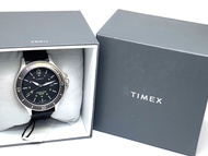 jam tangan Timex TW4B20900 Solar Expedition Men's Analog Watch Black Fabric Strap 43mm