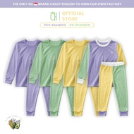 Hae Hae Kids Bamboo Long Sleeve Pajama Set | Breathable & Eczema-Friendly | (80–130cm)