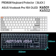Asus VivoBook Pro 15X OLED K6501 K6502 Keyboard Protector - Premium BLACK