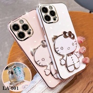 La-001 CASE HELLOKITTY MIRROR STANDING SAMSUNG A03/A03 CORE/A34 5G/A54 5G/A04E/M14 5G/A14 5G/A04/A04