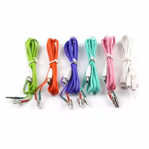 6pcs/lot Therapy cable parts for KWD-808I KWD808 I KWD-808 I KWD 808 I KWD808-I nerve muscle stimula