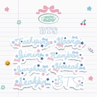 [mintmatchs] BTS Stickers | Name Stickers